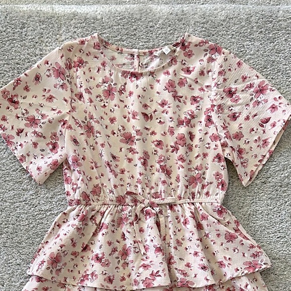 Hayden Girls Floral Pink Dress - Picture 2 of 8